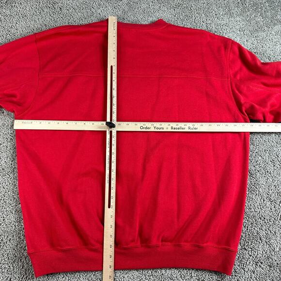 Dale Earnhardt Jr Nascar Chase Authentic Sweatshirt Mens XL Red Black Crewneck - Picture 8 of 13